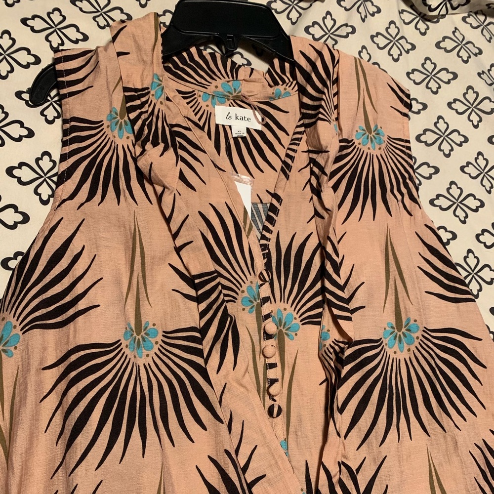 Peach blouse
